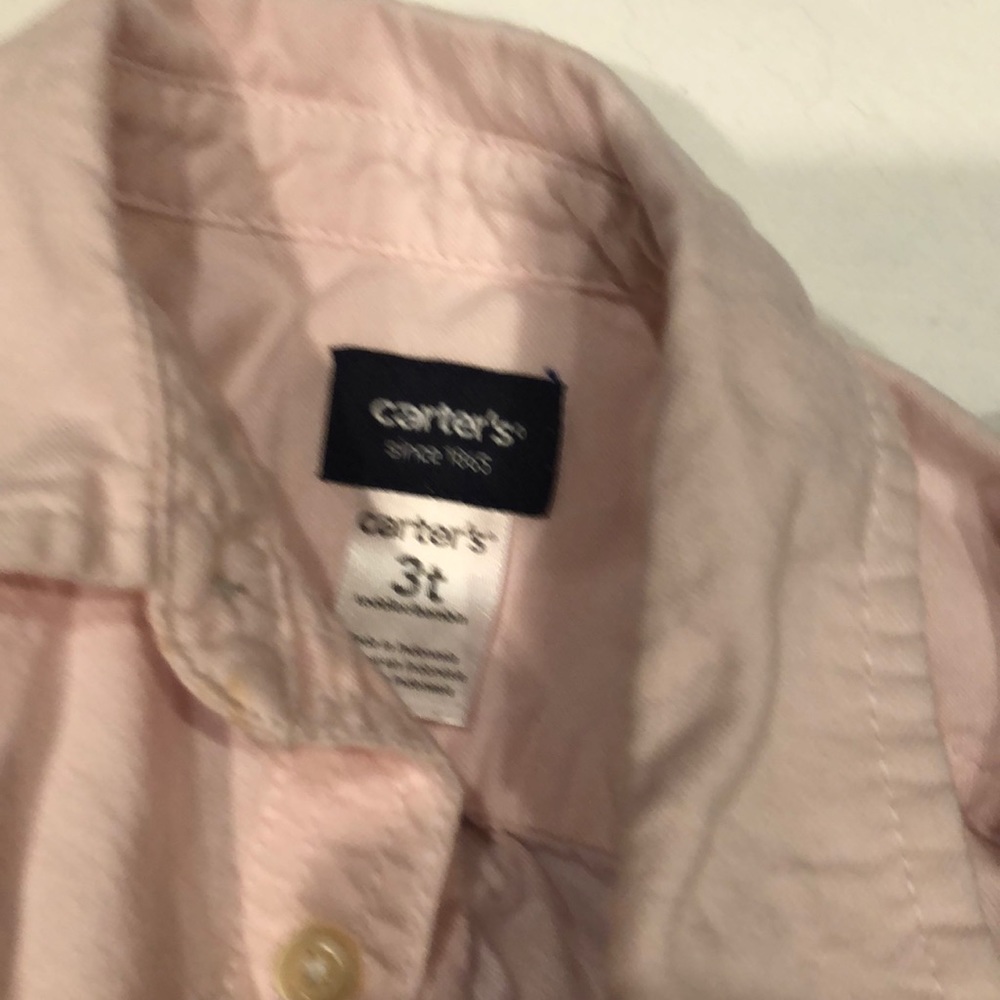8 Long-sleeved button-up shirts 3T - Picture 5 of 7
